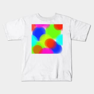 Colorful watercolor abstract texture art Kids T-Shirt